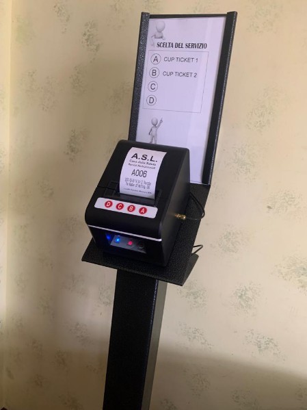 Stampante taglia code ticket personalizzati