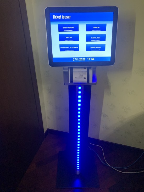 totem eliminacode touchscreen